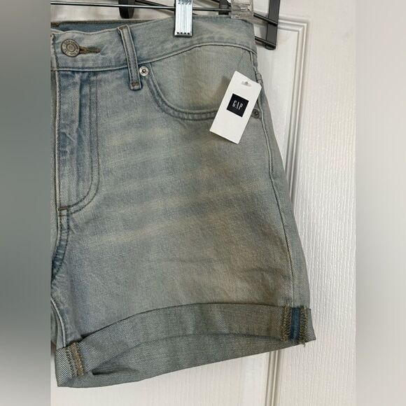 Gap 1969 Sexy‎ Boyfriend Denim Jean Shorts 27P bleached vintage blue 70s 60s NWT - Picture 13 of 15